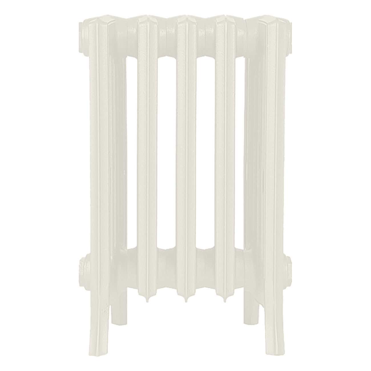 Grace - Chalk White Cast Iron Column Radiator H450mm x W333mm 6 Column - Wall Hung