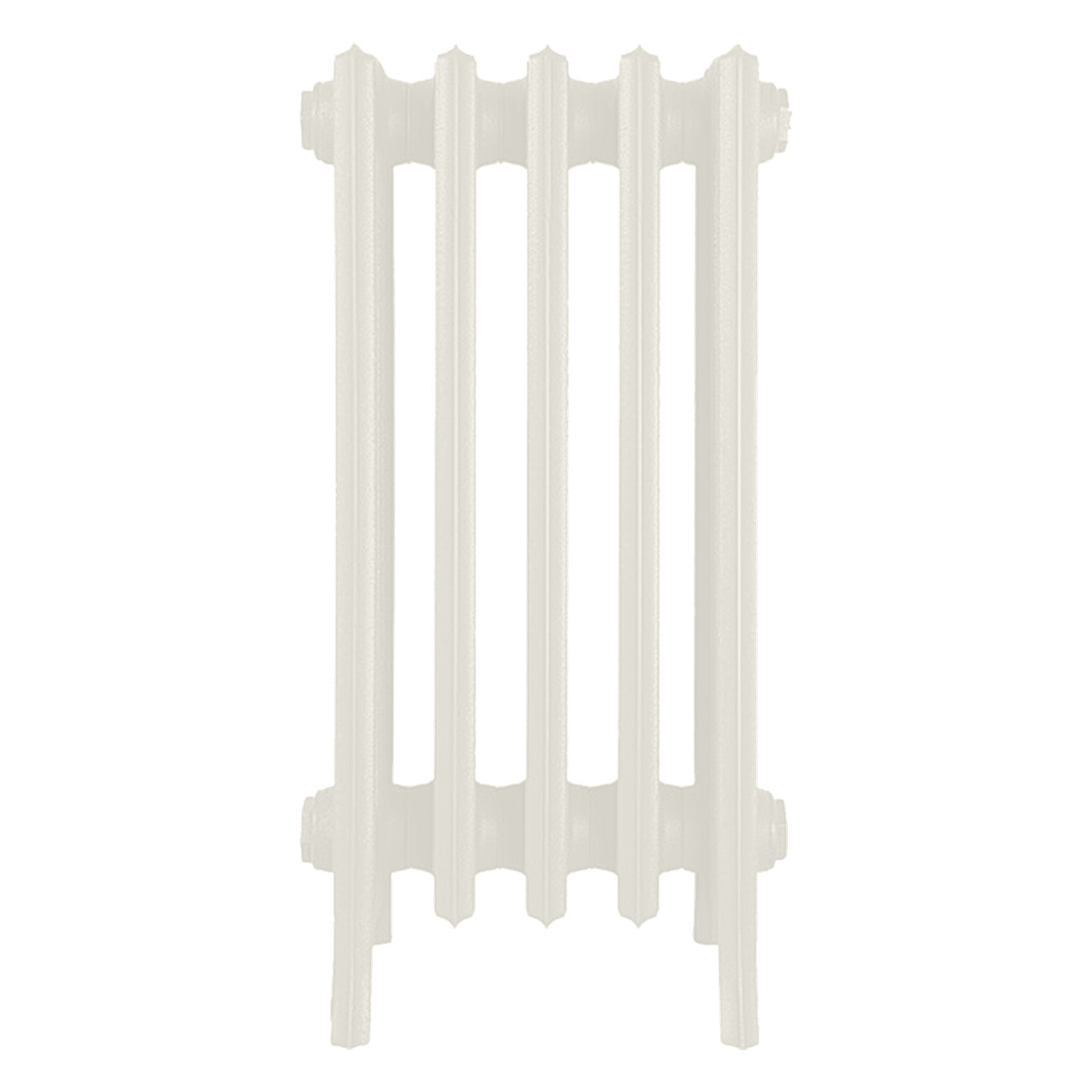 Grace - Chalk White Cast Iron Column Radiator H650mm x W333mm 6 Column - Floor Standing