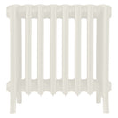 Grace - Chalk White Cast Iron Column Radiator H450mm x W514mm 6 Column - Wall Hung