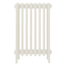 Grace - Chalk White Cast Iron Column Radiator H750mm x W514mm 6 Column - Floor Standing