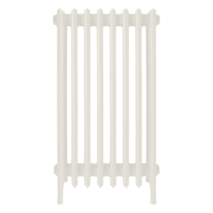 Grace - Chalk White Cast Iron Column Radiator H950mm x W514mm 6 Column - Floor Standing