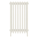 Grace - Chalk White Cast Iron Column Radiator H950mm x W514mm 6 Column - Floor Standing