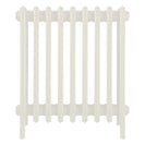 Grace - Chalk White Cast Iron Column Radiator H600mm x W575mm 6 Column - Wall Hung