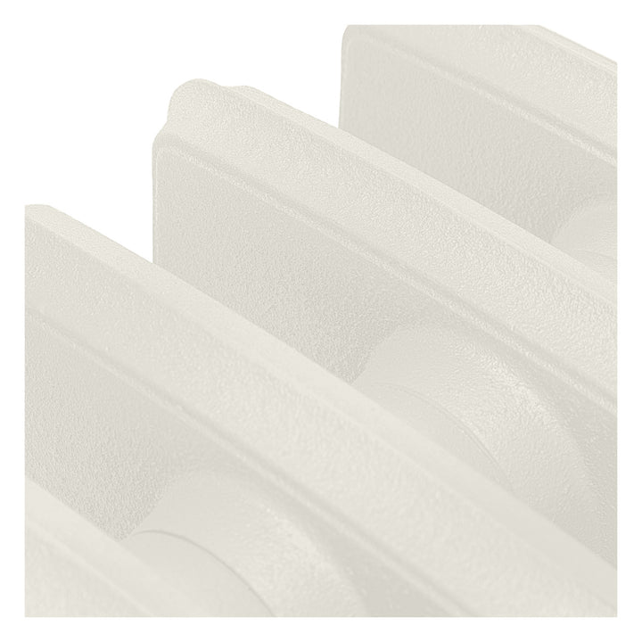 Grace - Chalk White Cast Iron Column Radiator H450mm x W212mm 6 Column - Wall Hung