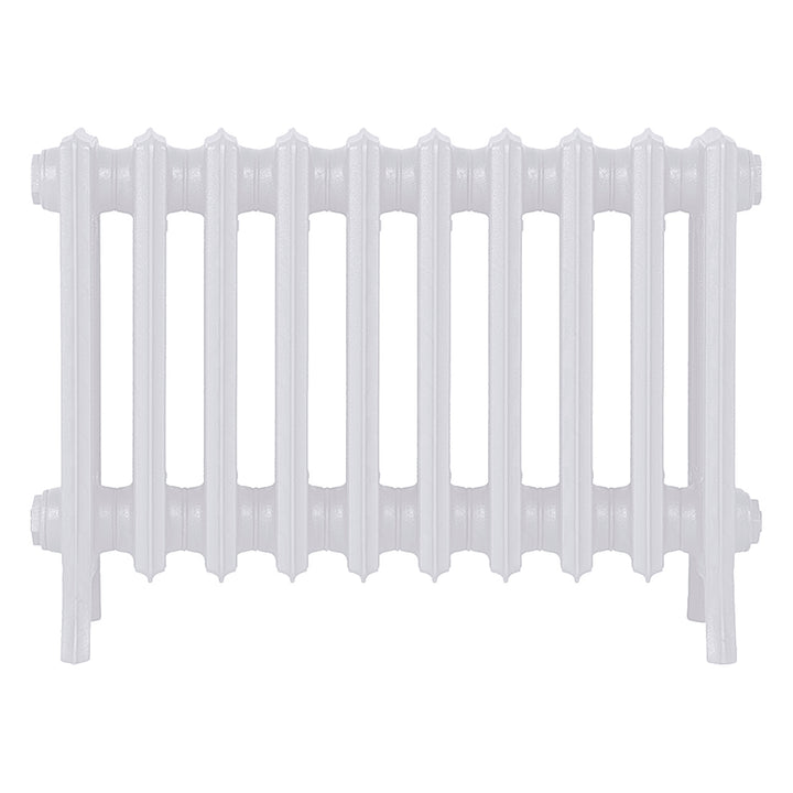 Grace - Ceramic White Cast Iron Column Radiator H450mm x W635mm 4 Column - Wall Hung