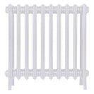 Grace - Ceramic White Cast Iron Column Radiator H600mm x W635mm 4 Column - Wall Hung