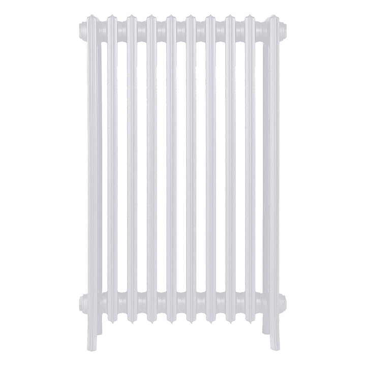 Grace - Ceramic White Cast Iron Column Radiator H950mm x W635mm 4 Column - Floor Standing