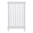 Grace - Ceramic White Cast Iron Column Radiator H950mm x W635mm 4 Column - Floor Standing