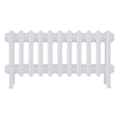 Grace - Ceramic White Cast Iron Column Radiator H350mm x W696mm 4 Column - Floor Standing