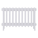 Grace - Ceramic White Cast Iron Column Radiator H450mm x W696mm 4 Column - Wall Hung