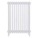 Grace - Ceramic White Cast Iron Column Radiator H950mm x W696mm 4 Column - Floor Standing