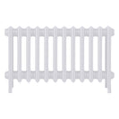 Grace - Ceramic White Cast Iron Column Radiator H500mm x W756mm 4 Column - Floor Standing