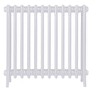 Grace - Ceramic White Cast Iron Column Radiator H700mm x W756mm 4 Column - Wall Hung