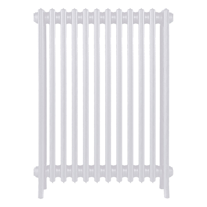 Grace - Ceramic White Cast Iron Column Radiator H950mm x W756mm 4 Column - Floor Standing