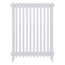 Grace - Ceramic White Cast Iron Column Radiator H950mm x W756mm 4 Column - Floor Standing