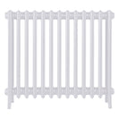 Grace - Ceramic White Cast Iron Column Radiator H750mm x W817mm 4 Column - Floor Standing