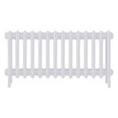 Grace - Ceramic White Cast Iron Column Radiator H500mm x W877mm 4 Column - Floor Standing