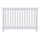 Grace - Ceramic White Cast Iron Column Radiator H600mm x W938mm 4 Column - Wall Hung