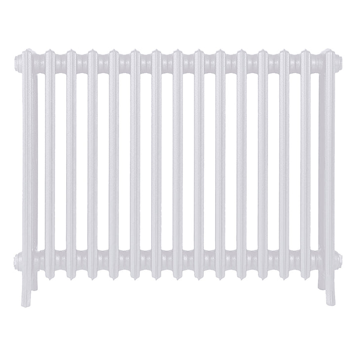 Grace - Ceramic White Cast Iron Column Radiator H750mm x W938mm 4 Column - Floor Standing
