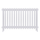 Grace - Ceramic White Cast Iron Column Radiator H600mm x W998mm 4 Column - Wall Hung