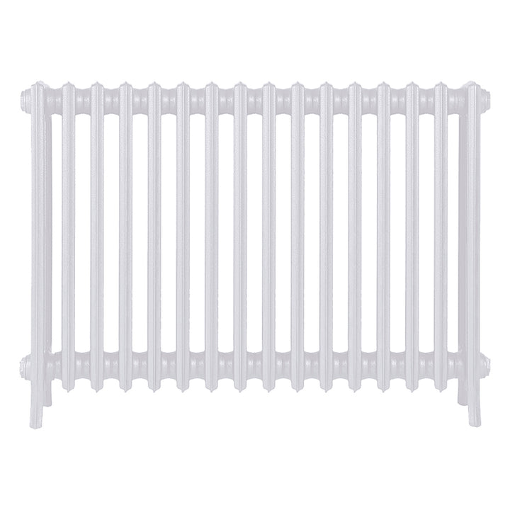 Grace - Ceramic White Cast Iron Column Radiator H750mm x W998mm 4 Column - Floor Standing