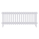 Grace - Ceramic White Cast Iron Column Radiator H500mm x W1059mm 4 Column - Floor Standing