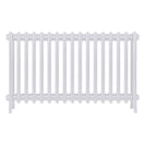 Grace - Ceramic White Cast Iron Column Radiator H600mm x W1059mm 4 Column - Wall Hung