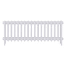 Grace - Ceramic White Cast Iron Column Radiator H500mm x W1119mm 4 Column - Floor Standing