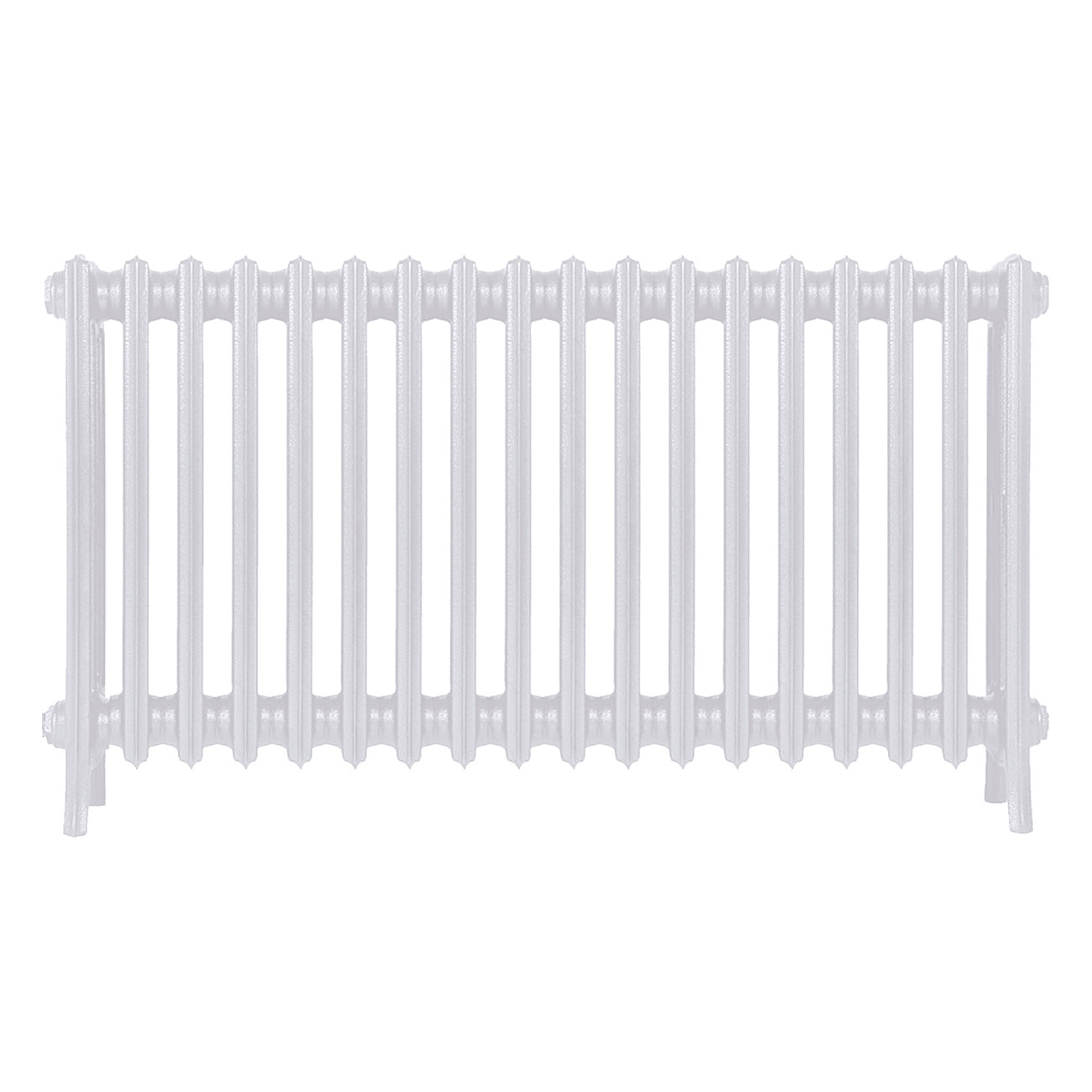 Grace - Ceramic White Cast Iron Column Radiator H600mm x W1119mm 4 Column - Wall Hung