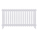 Grace - Ceramic White Cast Iron Column Radiator H600mm x W1119mm 4 Column - Wall Hung