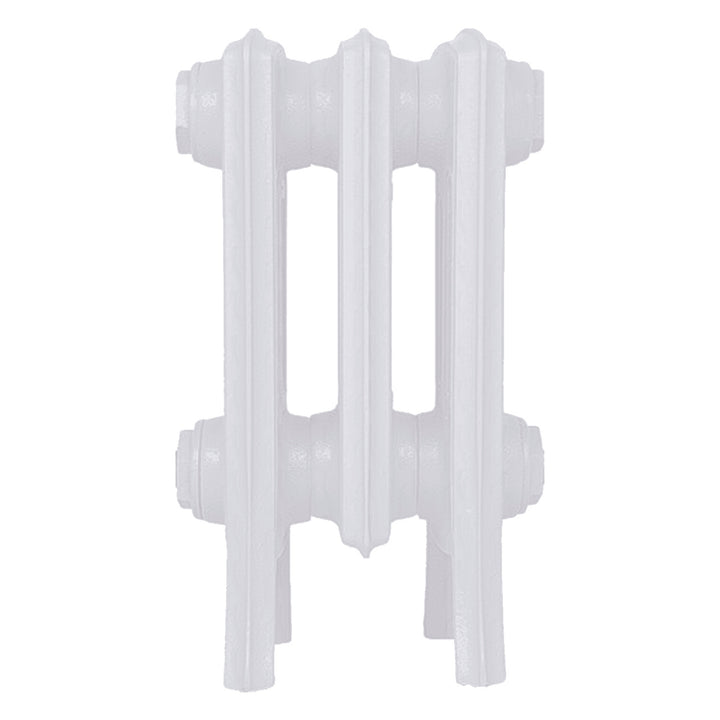 Grace - Ceramic White Cast Iron Column Radiator H300mm x W212mm 4 Column - Wall Hung