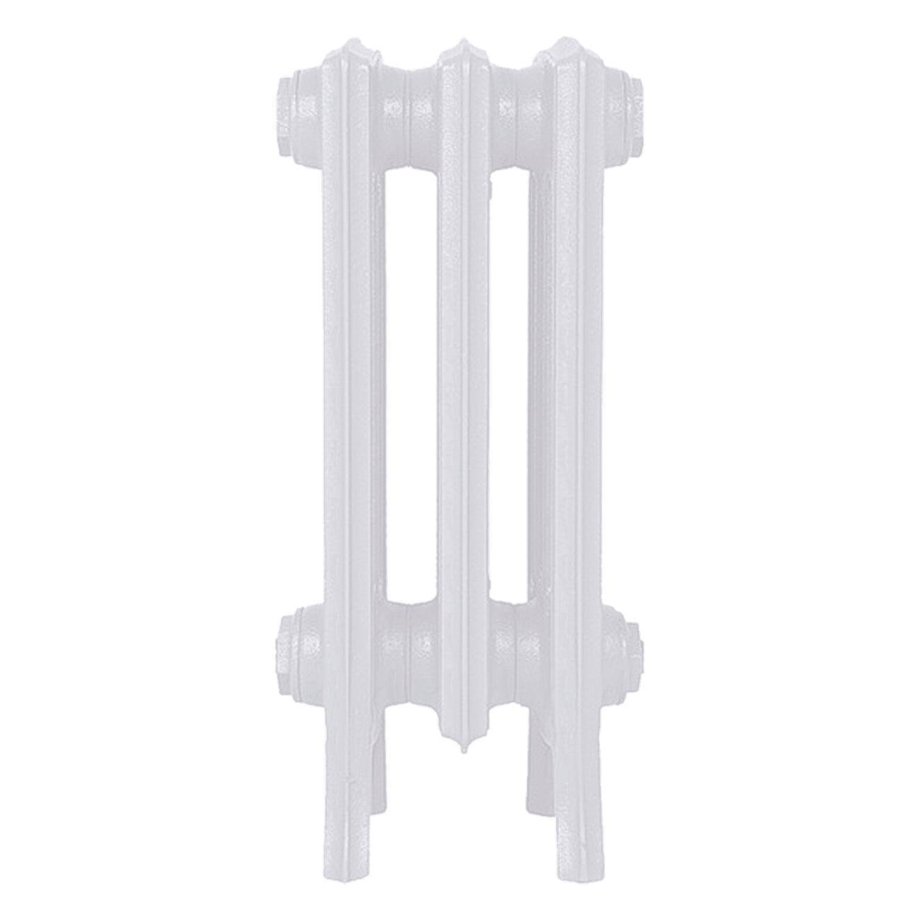 Grace - Ceramic White Cast Iron Column Radiator H500mm x W212mm 4 Column - Floor Standing