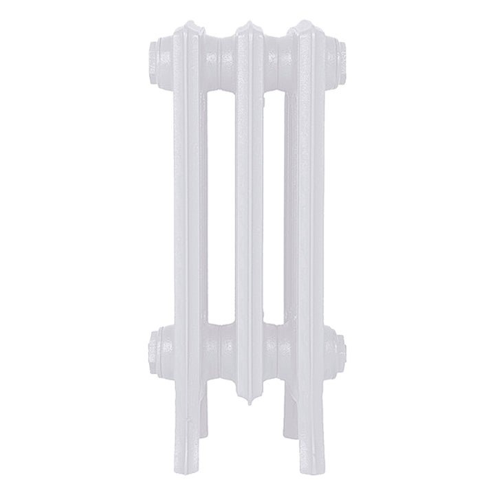 Grace - Ceramic White Cast Iron Column Radiator H500mm x W212mm 4 Column - Floor Standing