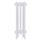 Grace - Ceramic White Cast Iron Column Radiator H600mm x W212mm 4 Column - Wall Hung