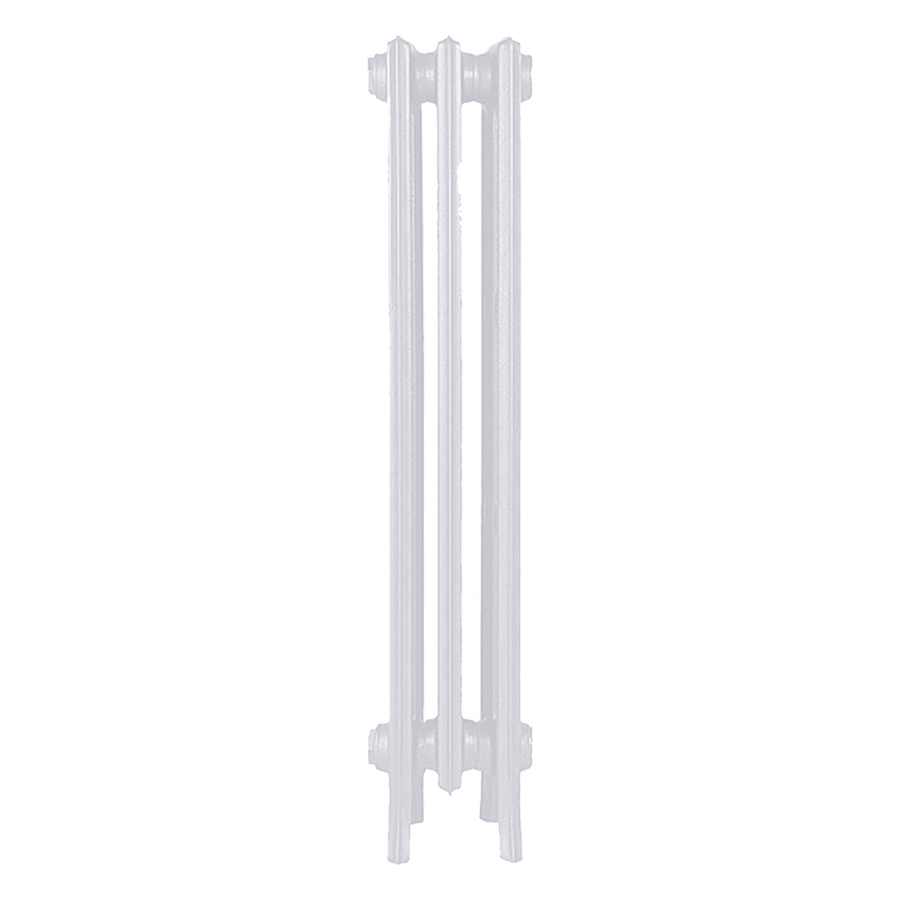 Grace - Ceramic White Cast Iron Column Radiator H950mm x W212mm 4 Column - Floor Standing