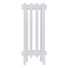 Grace - Ceramic White Cast Iron Column Radiator H600mm x W272mm 4 Column - Wall Hung
