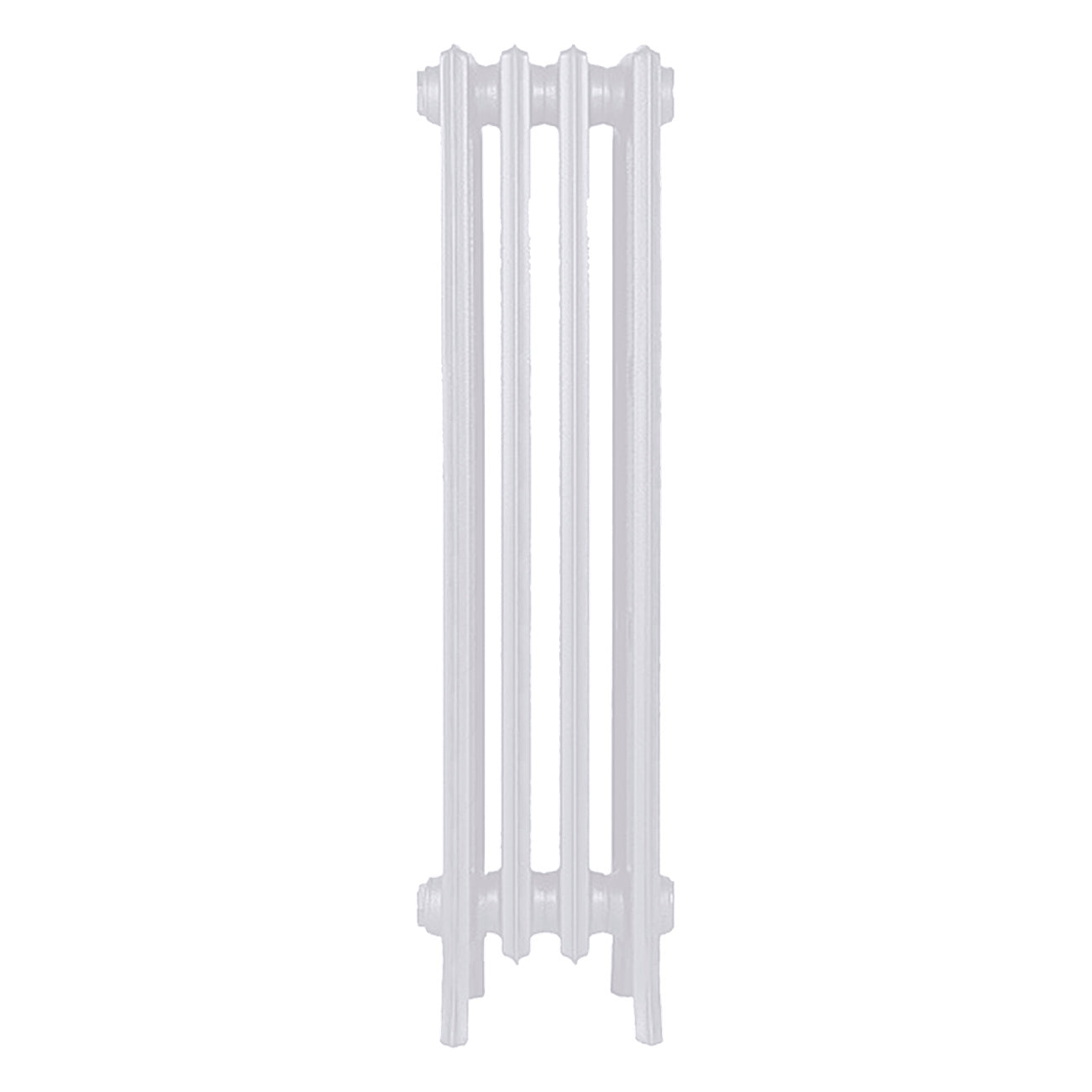Grace - Ceramic White Cast Iron Column Radiator H898mm x W272mm 4 Column - Wall Hung