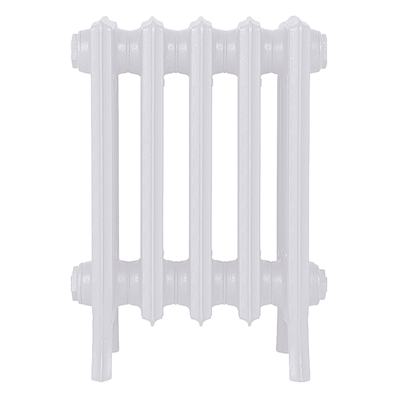 Grace - Ceramic White Cast Iron Column Radiator H450mm x W333mm 4 Column - Wall Hung