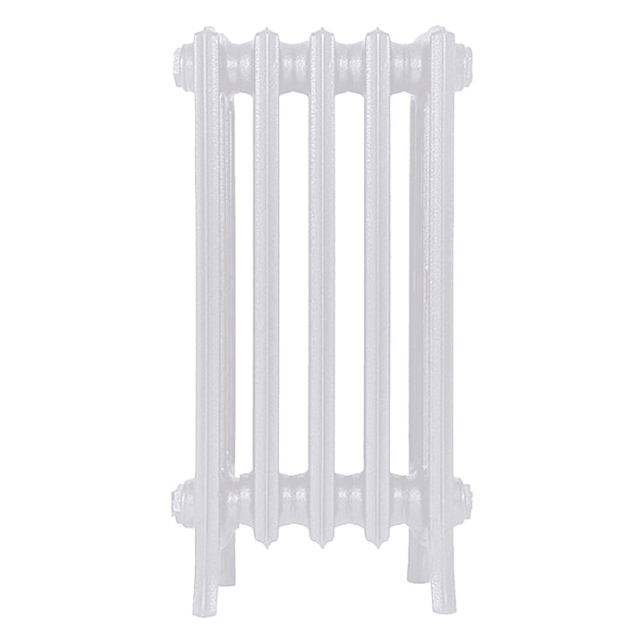 Grace - Ceramic White Cast Iron Column Radiator H600mm x W333mm 4 Column - Wall Hung