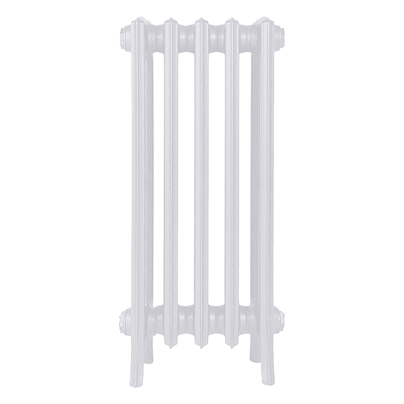 Grace - Ceramic White Cast Iron Column Radiator H750mm x W333mm 4 Column - Floor Standing