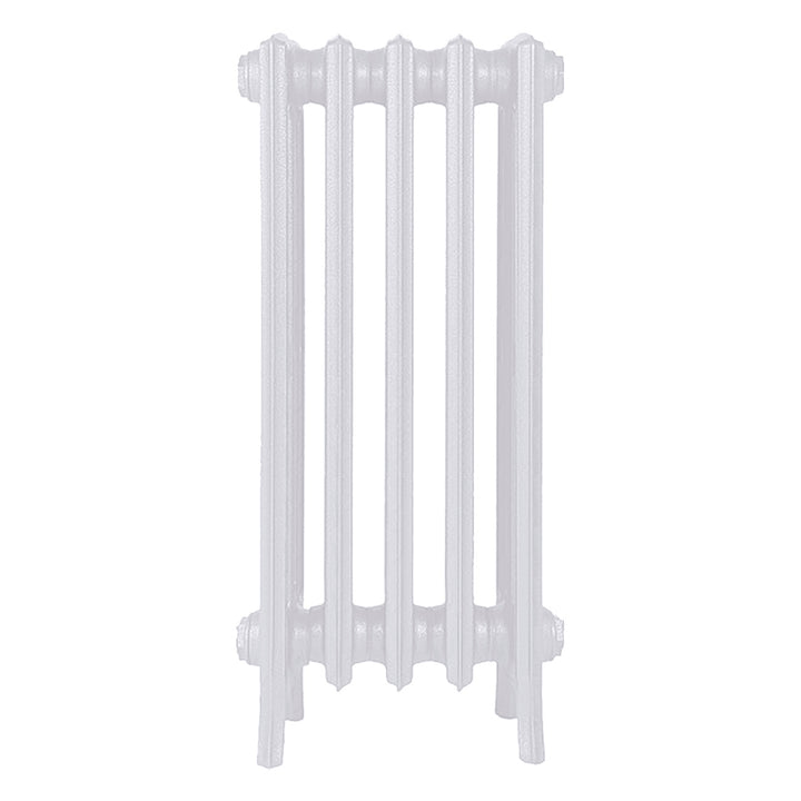 Grace - Ceramic White Cast Iron Column Radiator H750mm x W333mm 4 Column - Floor Standing