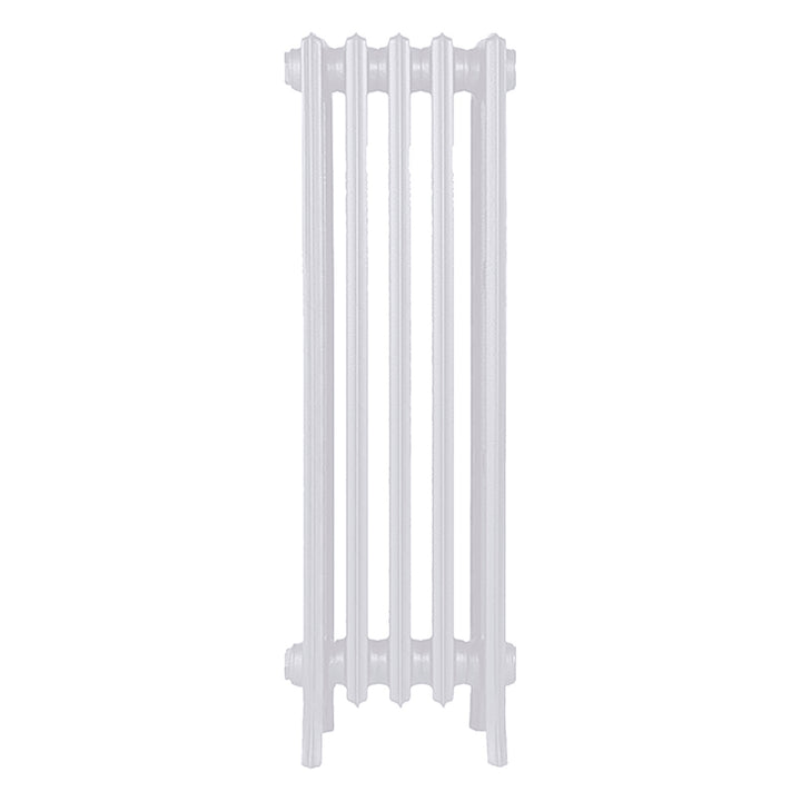 Grace - Ceramic White Cast Iron Column Radiator H950mm x W333mm 4 Column - Floor Standing