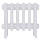 Grace - Ceramic White Cast Iron Column Radiator H350mm x W393mm 4 Column - Floor Standing