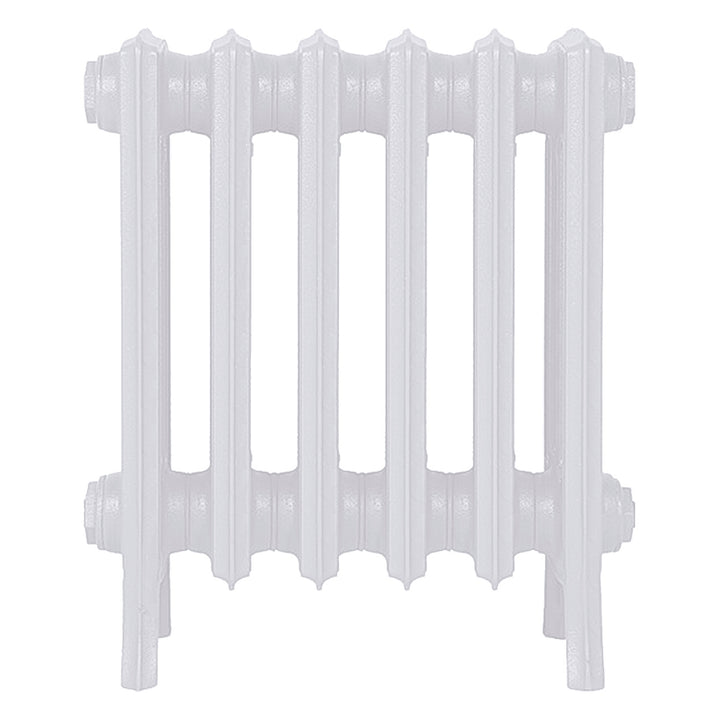 Grace - Ceramic White Cast Iron Column Radiator H450mm x W393mm 4 Column - Wall Hung
