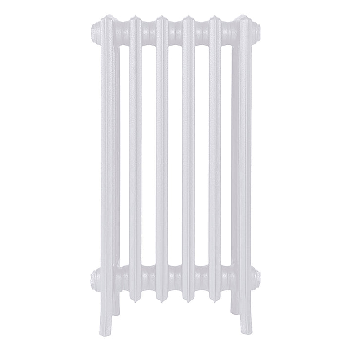 Grace - Ceramic White Cast Iron Column Radiator H750mm x W393mm 4 Column - Floor Standing
