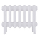Grace - Ceramic White Cast Iron Column Radiator H350mm x W454mm 4 Column - Floor Standing