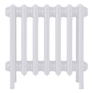 Grace - Ceramic White Cast Iron Column Radiator H450mm x W454mm 4 Column - Wall Hung