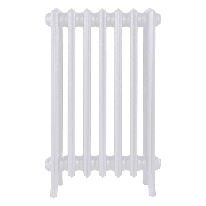 Grace - Ceramic White Cast Iron Column Radiator H750mm x W454mm 4 Column - Floor Standing
