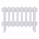 Grace - Ceramic White Cast Iron Column Radiator H300mm x W514mm 4 Column - Wall Hung