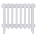 Grace - Ceramic White Cast Iron Column Radiator H500mm x W514mm 4 Column - Floor Standing